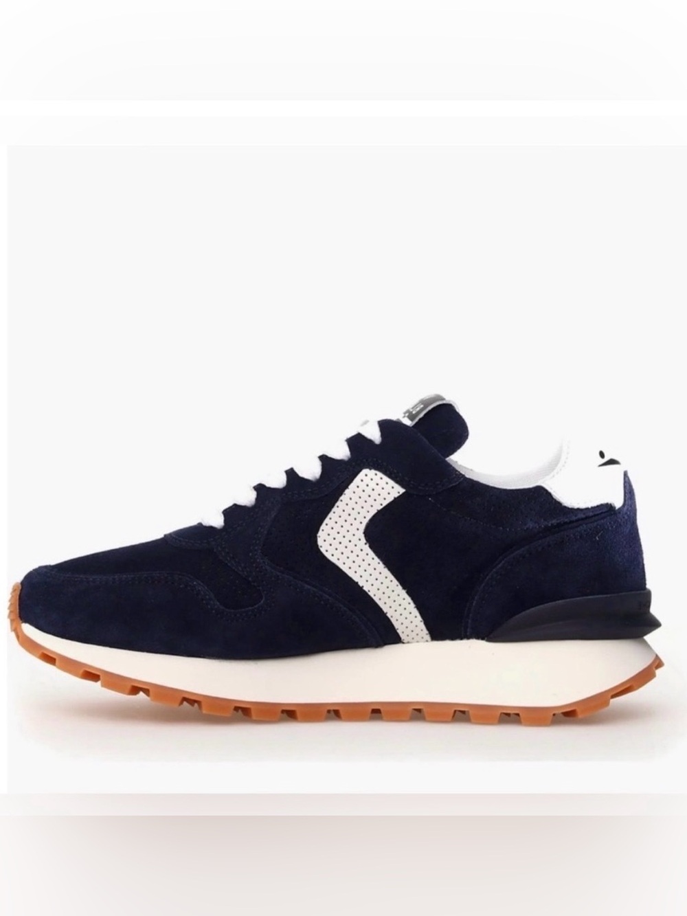 NWT VOILE BLANCHE Paris Race Sneaker in Ink Blue - Picture 1 of 15